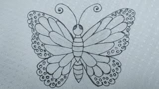 Eye-catching Hand Embroidery Design Of A Butterfly 🦋 I Beautiful Stitches | Embroidery Queen