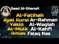 Surah Al Fatihah (Ayat Kursi) Ar Rahman,Yasin,Al Waqiah,Al Mulk,Al Kahfi & 3 Quls By Saad Al Ghamdi