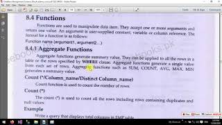 07 SQL SELECT Statement Part 6 Using Functions