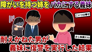 【2ch修羅場スレ ゆっくり解説】【胸糞注意】障がいを持つ姉を陰でバカにする義妹→あまりの言動に耐えかねた弟たちが、義妹に復讐を実行した結果