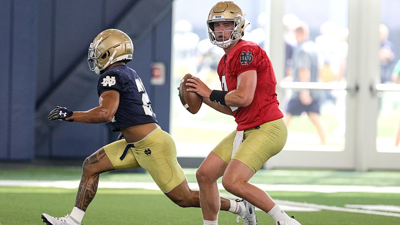 Notre Dame Fall Camp Report Day 1: Jack Coan Leads The Quarterbacks; OL ...