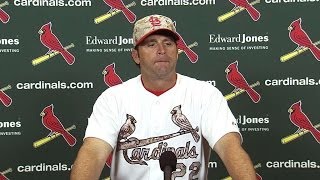 NYY@STL: Matheny on Wacha's performance in rain