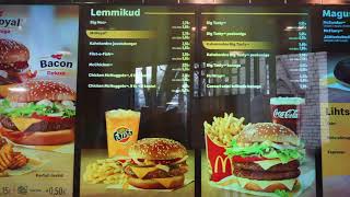 What McDonalds in Tallinn Estonia is like, a quick glance inside.