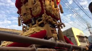 おまつりハント_豊浜八幡神社秋季例大祭の朝日太鼓_2016.10.07