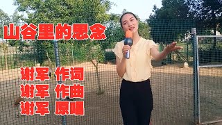 谢军一首经典情歌《山谷里的思念》,词曲句句入心,越听越好听!