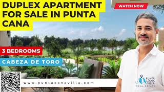 Three Bedroom Duplex Apartment For Sale In Bavaro ID-2110,Real Estate Punta Cana, Dominican Republic