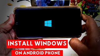 How to Install & Run Windows on Any Android Phone Without Root | Windows 10 Or 8/7/XP