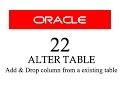 SQL tutorial 22: How to Add / Delete column from an existing table using alter table