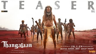 Thangalaan (Hindi) - Teaser (HDR) | Chiyaan Vikram |K E Gnanavelraja |Pa Ranjith | G V Prakash Kumar