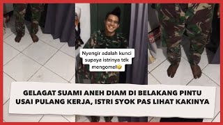 Gelagat Suami Aneh Diam di Belakang Pintu Usai Pulang Kerja, Istri Syok Pas Lihat Kakinya