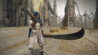 Elden Ring Weapon Showcase - Curved Greatsword Powerstance