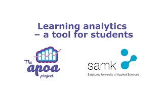 Learning analytics - a tool for students