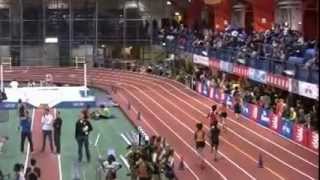 Nikki Ras 2012 2013 Winter Track \u0026 Field Varsity Classic NYC Armory 200m 2 4 13