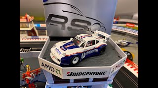 RevoSlot Porsche 911 GT2 10 hot laps on my 20m slot car racetrack