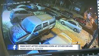 Man shot after honking horn at other driver