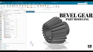 BEVEL GEAR || GEARS || 3D MODELING || NX SIEMENS