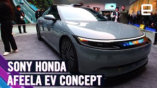 I played PS5 inside Sony and Honda's Afeela EV concept at CES 2024