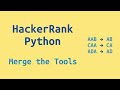 27. HackerRank Python Preparation - Merge the Tools - Challenge Solution