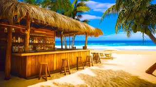 Caribbean Cafe Ambience with Smooth Bossa Nova & Ocean Waves Sound for Good Mood, Relaxation