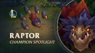 Crimson Raptor Champion Spotlight | Parody - League of Legends