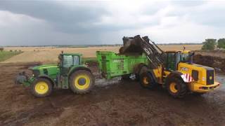 MANURE SPREADING,PLOWING - 2 x JOSKIN,ANNABURGER. HNOJENÍ a ORBA.