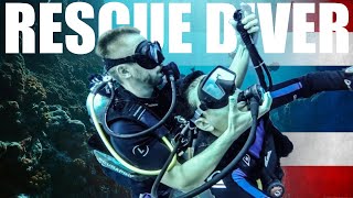 Becoming PADI Rescue Diver in Thailand