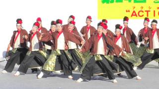 所沢風炎祇神伝～雅～　02　in　草加ふささら祭り　踊るん♪よさこい　2015