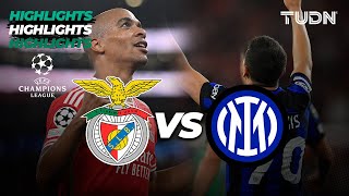Benfica 3-3 Inter de Milán - HIGHLIGHTS | UEFA Champions League 23/24 | TUDN