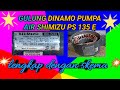 Gulung Dinamo Pumpa Air Shimizu PS135E. Lengkap dengan skema