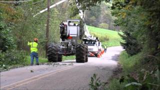 Tree trimming on airshaft Road, Apollo, Pa