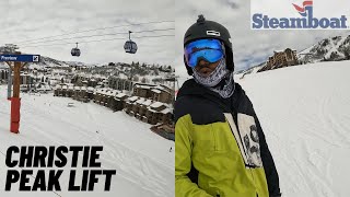 Christie Peak Lift -Green Runs - Steamboat Springs Colorado