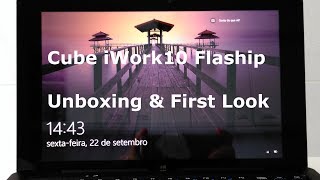 Cube iWork10 - Flaship/Ultimate Dual Boot Tabet Unboxing \u0026 First Look - from Banggood