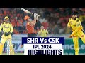 SRH Vs CSK IPL 2024 Highlights: Hyderabad vs Chennai Highlights IPL 2024 Match Highlights