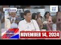 Unang Balita sa Unang Hirit: NOVEMBER 14, 2024 [HD]