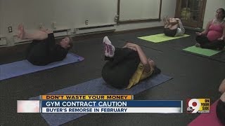 Gym membership contract caution