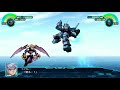 【fluid motion】mass produced nu gundam cobray all attacks super robot wars 30 japanese