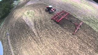 Spring Tillage 2015 with a Versatile 575 Tractor and Sunflower Soil Finisher