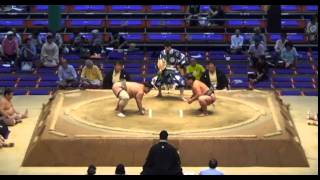 Kiriarashi vs Haguroho Day 5 Sumo Nagoya Basho July 2014