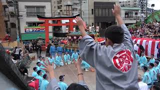 R06.10.08 長崎くんち中日八坂神社奉納　麴屋町川船