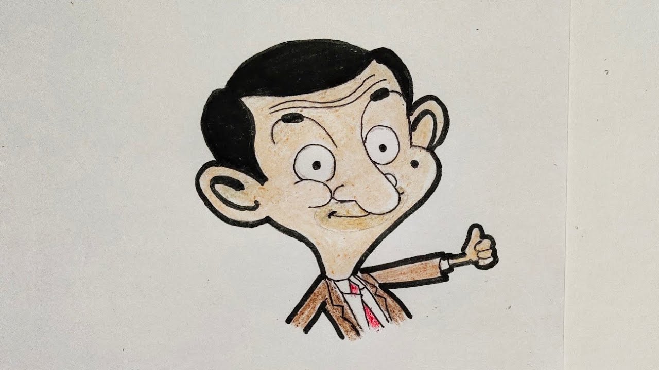 How To Draw Mr. Bean? - YouTube