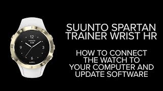 Suunto Spartan Trainer Wrist HR - How to connect the watch to your computer and update software