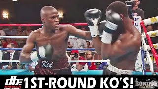 FIRST-ROUND KNOCKOUTS! | Curtis Stevens, George Kambosos Jr., Andy Lee, Peter Qu