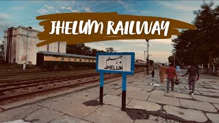 Old Railway Station Jhelum | Jhelum Main Bazar To Cant Chowk On Bike | Beautiful Weather |