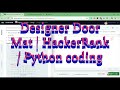 Python Coding: Designer Door Mat | HackerRank Solution Explained Step-by-Step! #python