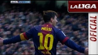 Golazo de Messi (1-1) en el Athletic Club - FC Barcelona - HD