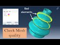 How to check Mesh quality in Abaqus/CAE | Verify mesh