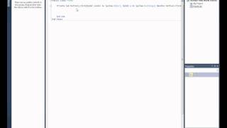 Visual Basic 2010 - Tutorial 1 - Hello World