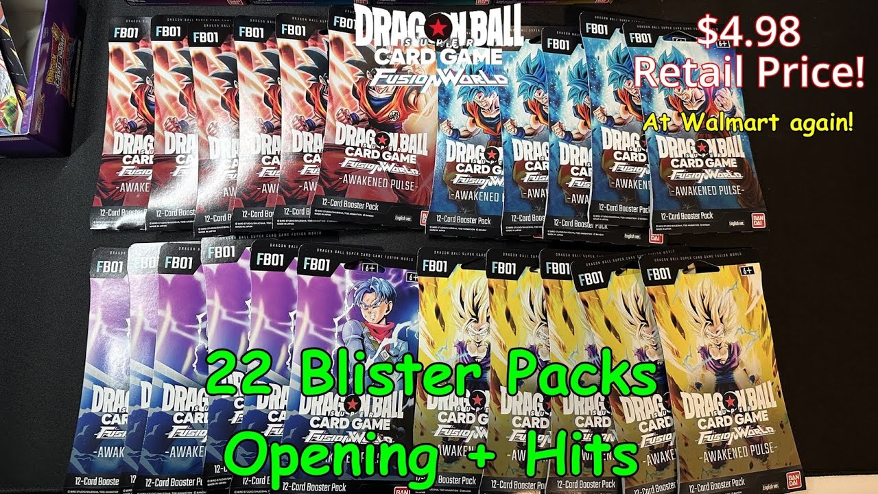 Dragon Ball Super Fusion World | 22 Blister Pack Opening + Hits - YouTube