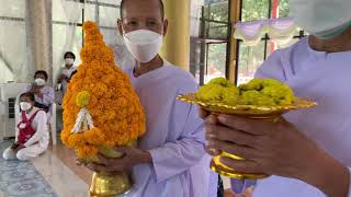 พิธีอาราธนาสรีรสังขารสู่เมรุชั่วคราวพระครูสิริบุญญวัฒน์ วัดเจติยบรรพต จ.เชียงใหม่