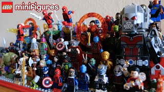 My LEGO Marvel Minifigures Collection Tour! - Avengers ASSEMBLE!